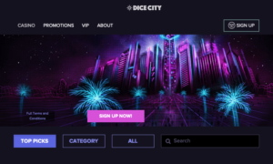 Dice City Website