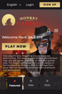 monkeycasino.com 320x480