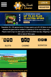 mytouchcasino.com 320x480