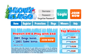 snowybingo.com 800x400