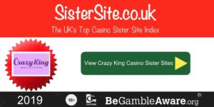 Crazyking Casino sister sites