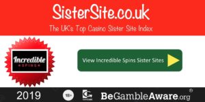 Incredible Spins sister sites
