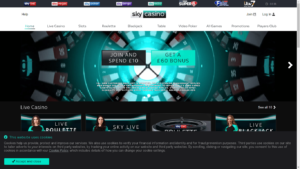 skycasino screenshot