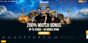 Dream Vegas Website