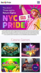 bet pride mobile screenshot