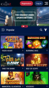 casino z mobile screenshot