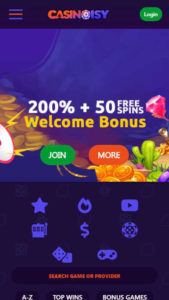 casinoisy mobile screenshot