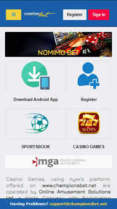 championsbet net mobile screenshot