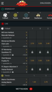 faustbet mobile screenshot