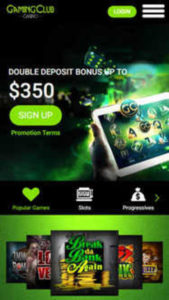 gamingclub mobile screenshot