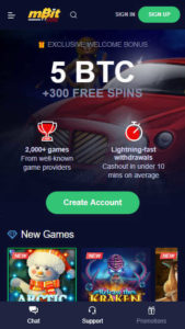 mbitcasino mobile screenshot