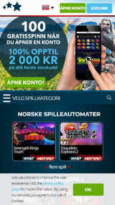 norskeautomater mobile screenshot