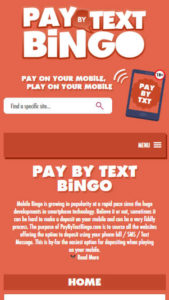 paybytextbingo mobile screenshot