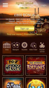 riverbellecasino mobile screenshot