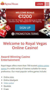 royalvegascasino mobile screenshot