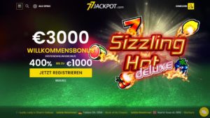 77 jackpot casino desktop screenshot