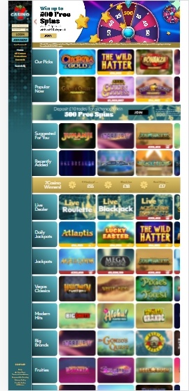 7red casino mobile screenshot
