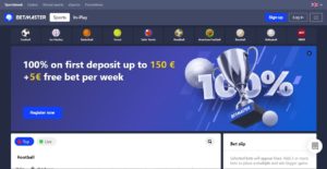 betmaster casino desktop screenshot