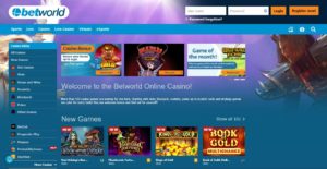 betworld casino desktop screenshot
