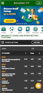 brazino777 casino mobile screenshot