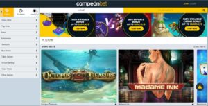 campeonbet casino desktop screenshot