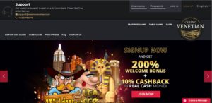 casino venetian desktop screenshot