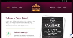 chipspalace casino desktop screenshot