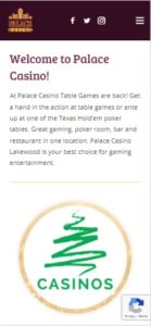 chipspalace casino mobile screenshot