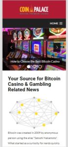 coin palace casino mobile screenshot