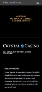 crystal casino mobile screenshot