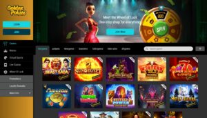 golden pokies casino desktop screenshot