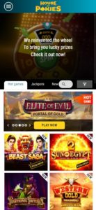 house of pokies casino mobile screenshot