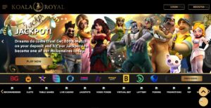 koalaroyal casino desktop screenshot