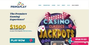 primaplay casino desktop screenshot