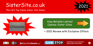 betable limited casinos sister sites 2021