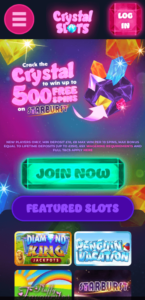 crystal slots mobile screenshot 2021