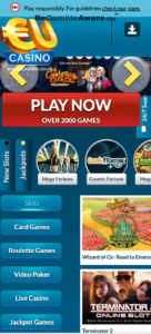 eu casino mobile screenshot 2021