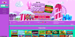 fairground slots laptop screenshot 2021