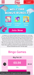 iceland bingo mobile screenshot 2021