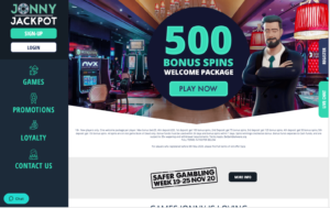 Jonny Jackpot Website