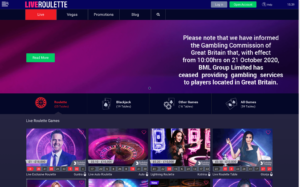 live roulette laptop screenshot 2021