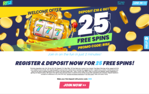 Costa Games sister sites Rise Casino