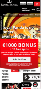 royal panda mobile screenshot 2021