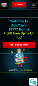 sloto cash mobile screenshot 2021