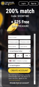 treasure mile casino mobile screenshot 2021