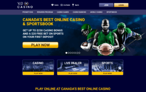 vip casino laptop screenshot 2021