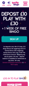 buckingham bingo bingo mobile screenshot 2021