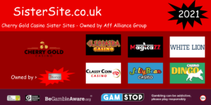 list of cherry gold casino sister sites 2021