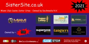 list of miami club casino sister sites 2021