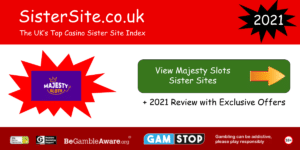 majesty slots sister sites 2021